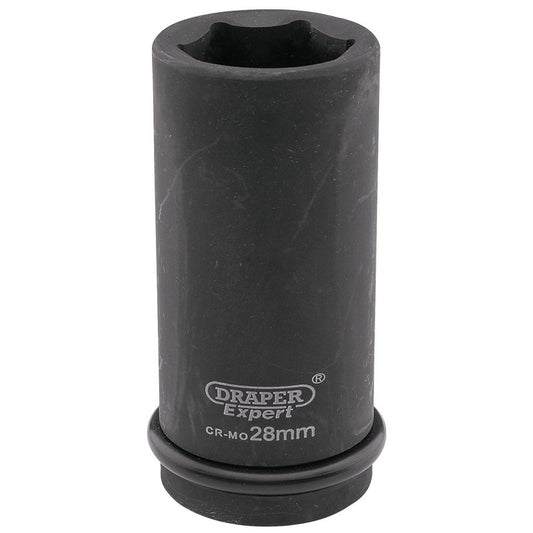 Draper Expert 28mm 3/4"D 6 Point Deep Impact Socket Metric HI-TORQ 05060