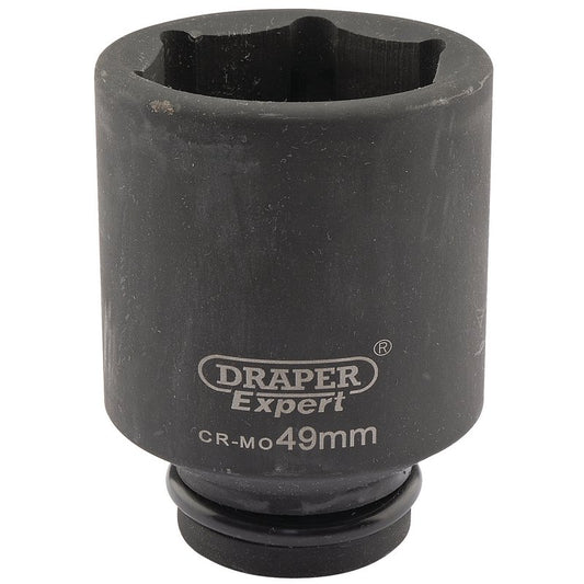 Draper Expert 49mm 3/4"D 6 Point Deep Impact Socket Metric HI-TORQ 05080