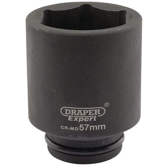 Draper Expert 57mm 3/4"D 6 Point Deep Impact Socket Metric HI-TORQ 05086