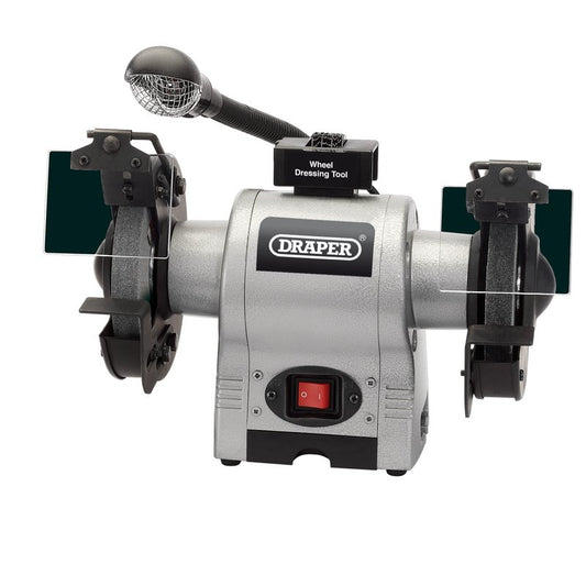 Draper Bench Grinder With Worklight 150mm 370W 230V 05095