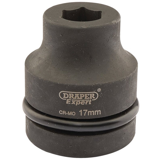 Draper Expert 17mm 1"D 6 Point Metric Impact Socket Standard HI-TORQ 05098