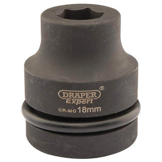 Draper Expert 18mm 1"D 6 Point Metric Impact Socket Standard HI-TORQ 05099