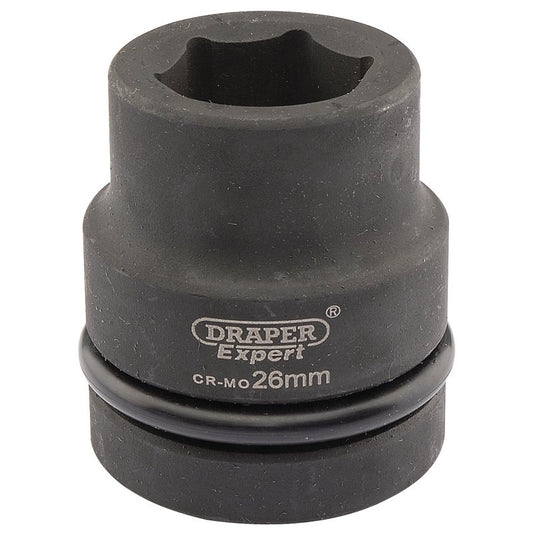 Draper Expert 26mm 1"D 6 Point Metric Impact Socket Standard HI-TORQ 05107