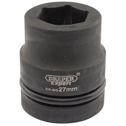 Draper Expert 27mm 1"D 6 Point Metric Impact Socket Standard HI-TORQ 05108