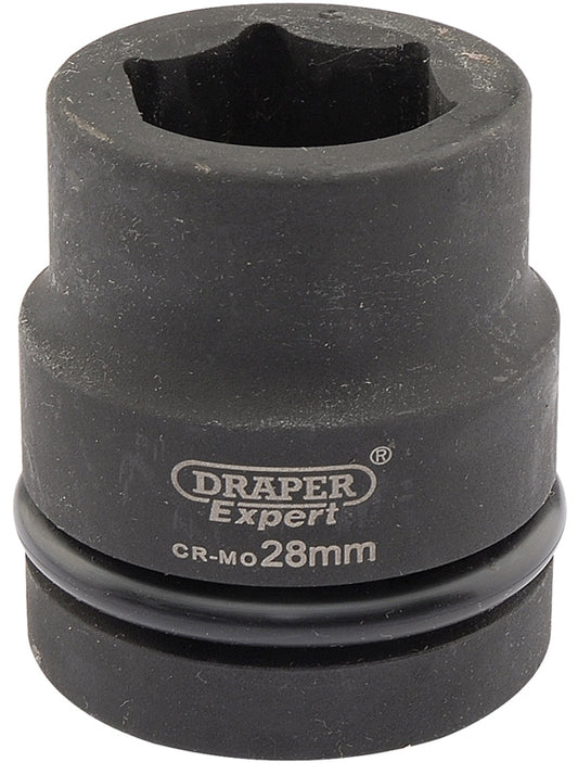 Draper Expert 28mm 1"D 6 Point Metric Impact Socket Standard HI-TORQ 05109