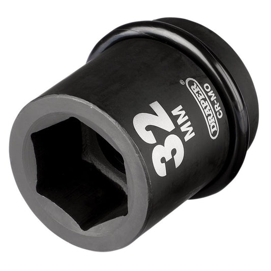Draper Expert 32mm 1"D 6 Point Metric Impact Socket Standard HI-TORQ 05112
