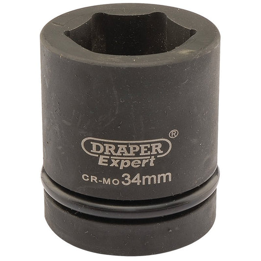 Draper Expert 34mm 1"D 6 Point Metric Impact Socket Standard HI-TORQ 05114