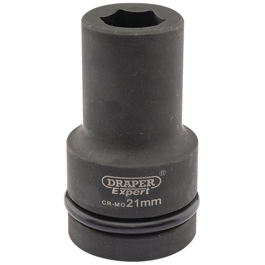Draper Expert 21mm 1"D 6 Point Deep Impact Socket HI-TORQ