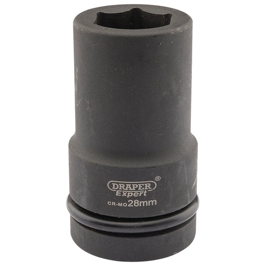 Draper Expert 28mm 1"D 6 Point Deep Impact Socket HI-TORQ