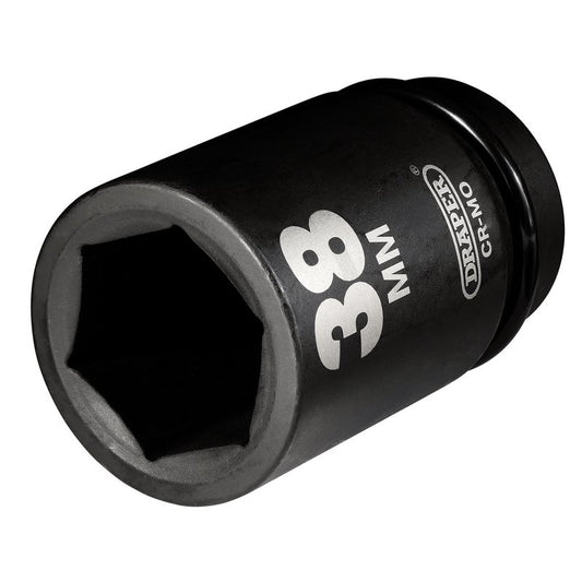 Draper 38mm 1" Dr Deep Impact Socket Single Hex HI-TORQ