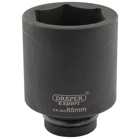 Draper Expert 65mm 1"D 6 Point Deep Impact Socket HI-TORQ
