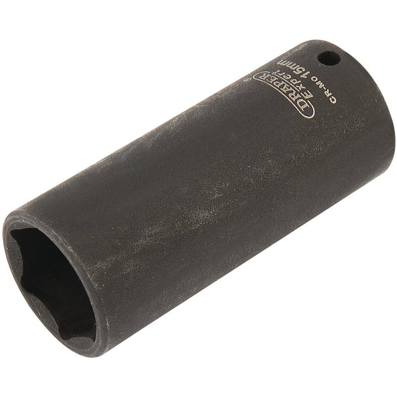 Draper Expert 15mm 1/4"Drive 6 Point Deep Impact Socket HI-TORQ 05193