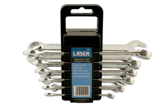 Laser Tools 0541 Combination Spanner Set - 12pc