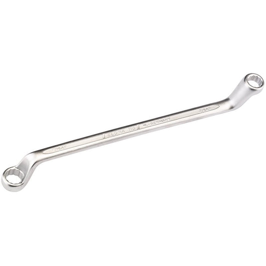 Elora 3/8 x 7/16" Deep Crank Imperial Ring Spanner Offset at 45° bi-hex 05682