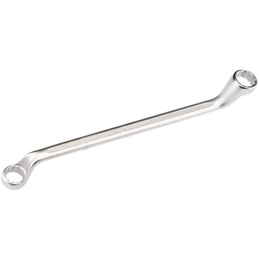 Elora 9/16 x 5/8" Deep Crank Imperial Ring Spanner Offset at 45° bi-hex 05715