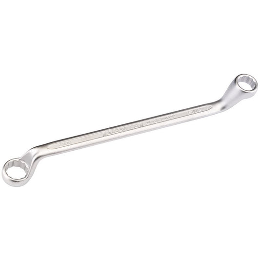 Elora 5/8 x 3/4" Deep Crank Imperial Ring Spanner Offset at 45° bi-hex 05749