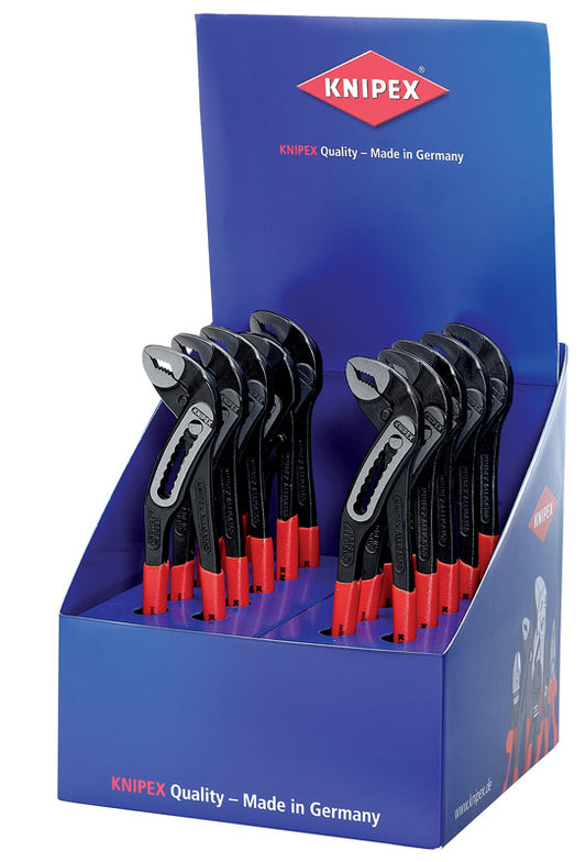 Knipex 10 x 250mm Long Alligator Counter Top Display of Waterpump Pliers 05768