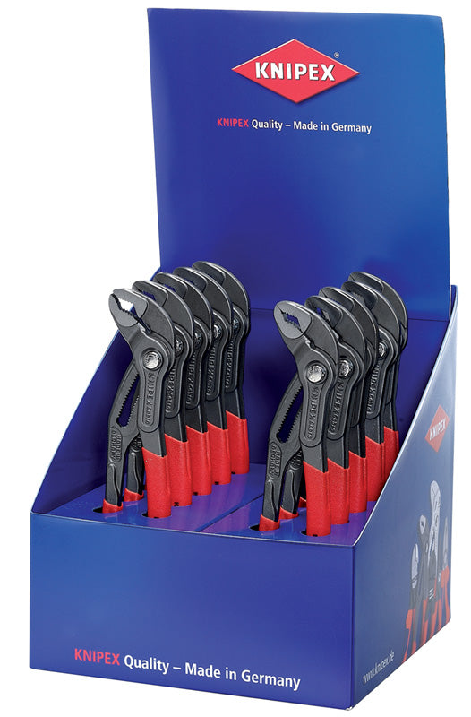 Knipex Cobra Countertop Display of Waterpump Pliers 10 Pieces 250mm Long 05769