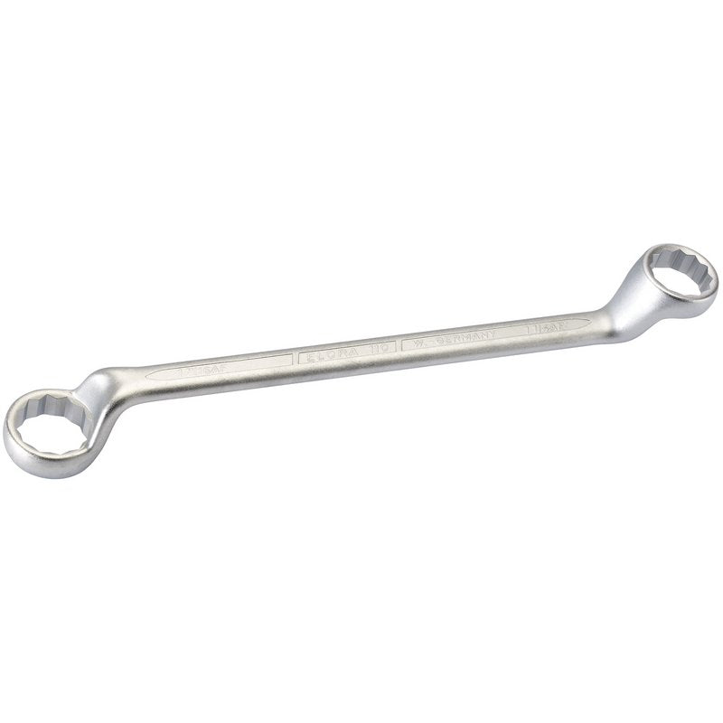 Elora 1.1/4 x 1.7/16" Deep Crank Imperial Ring Spanner Offset at 45° bihex 05905