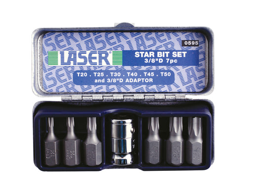 Laser Tools Star Bit Set 7pc 0595