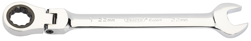 Expert 22mm Draper Expert Hi-Torq® Metric Flexible Head Ratcheting Combination Spanner