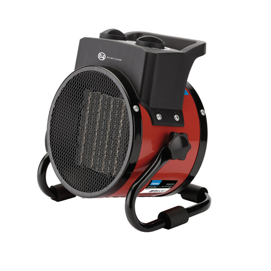 Draper 230V PTC Electric Space Heater 2kW 6800 BTU 185 x 170 x 240mm 06729