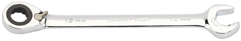 Expert 12mm Draper Expert Hi-Torq® Metric Reversible Double Ratcheting Combination Spanner