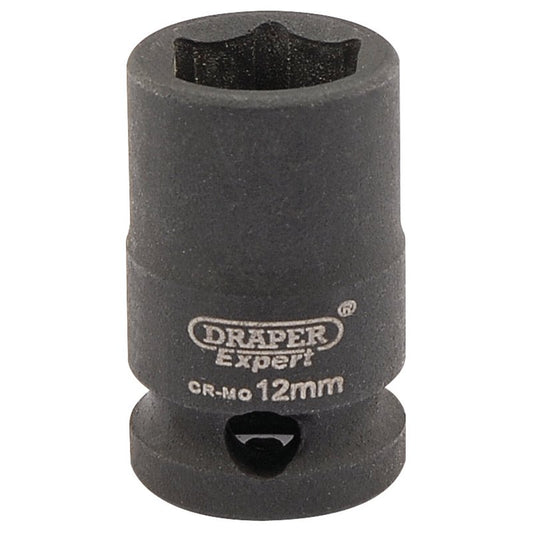 Draper Expert 12mm 3/8"D 6 Point Impact Socket Standard Length HI-TORQ 06871