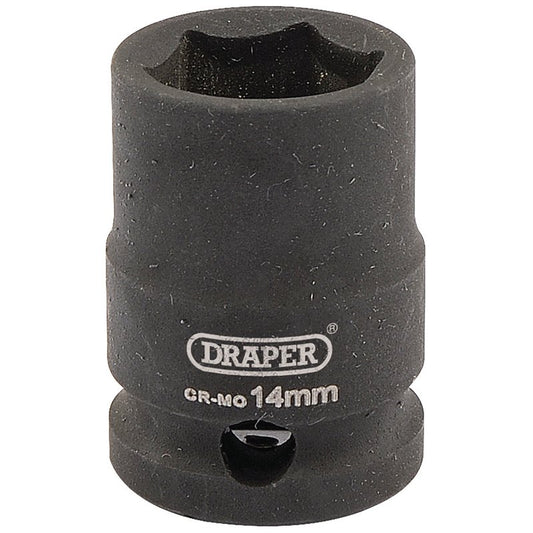 Draper Expert 14mm 3/8"D 6 Point Impact Socket Standard Length HI-TORQ 06874