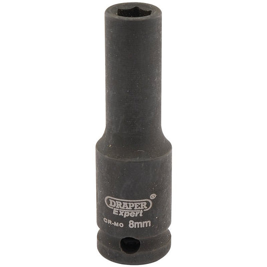 Draper Expert 8mm 3/8"D 6 Point Deep Impact Socket HI-TORQ 06881