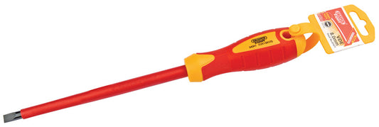 Draper Expert 8mm x 200mm Fully Insulated Plain Slot Screwdriver 07477