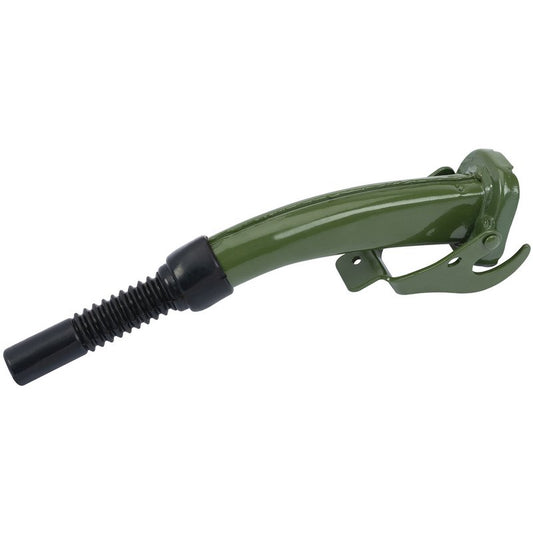Draper Green Steel Spout for 10/20L Fuel Cans 07826