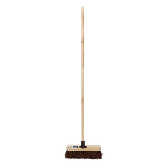 Draper Stiff Bassine Broom Head with Plastic Bracket and Handle 300mm 07869