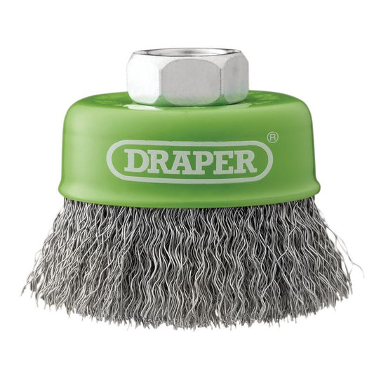 Draper M14 Stainless Steel Crimped Wire Cup Brush 65mm 08051