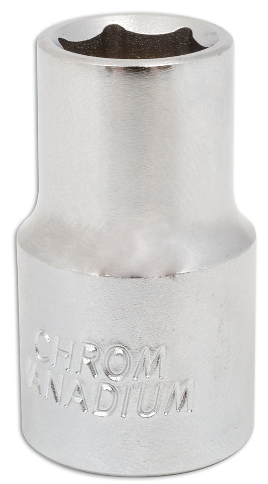 Laser Tools 13mm Standard Length Chrome Socket 1/2"D Single Hex 6pt 0809