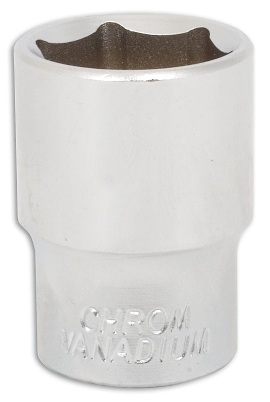 Laser Tools 21mm Standard Length Chrome Socket 1/2"D Single Hex 6pt 0817