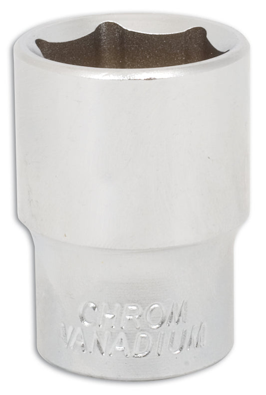 Laser Tools 22mm Standard Length Chrome Socket 1/2"D Single Hex 6pt 0818