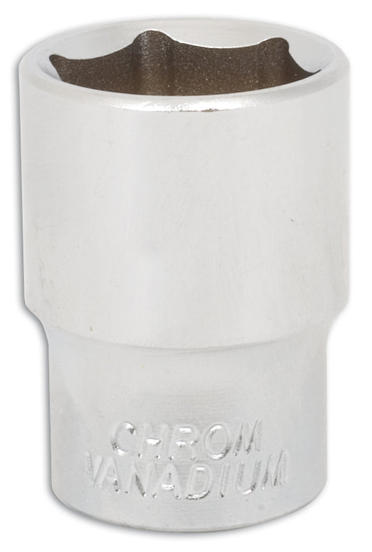 Laser Tools 23mm Standard Length Chrome Socket 1/2"D Single Hex 6pt 0819