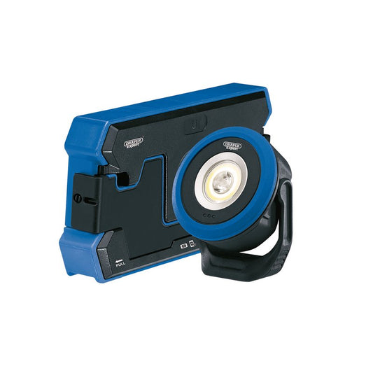 Draper Wireless USB Rechargeable Mini Floodlight with Single Charging Pad 08366