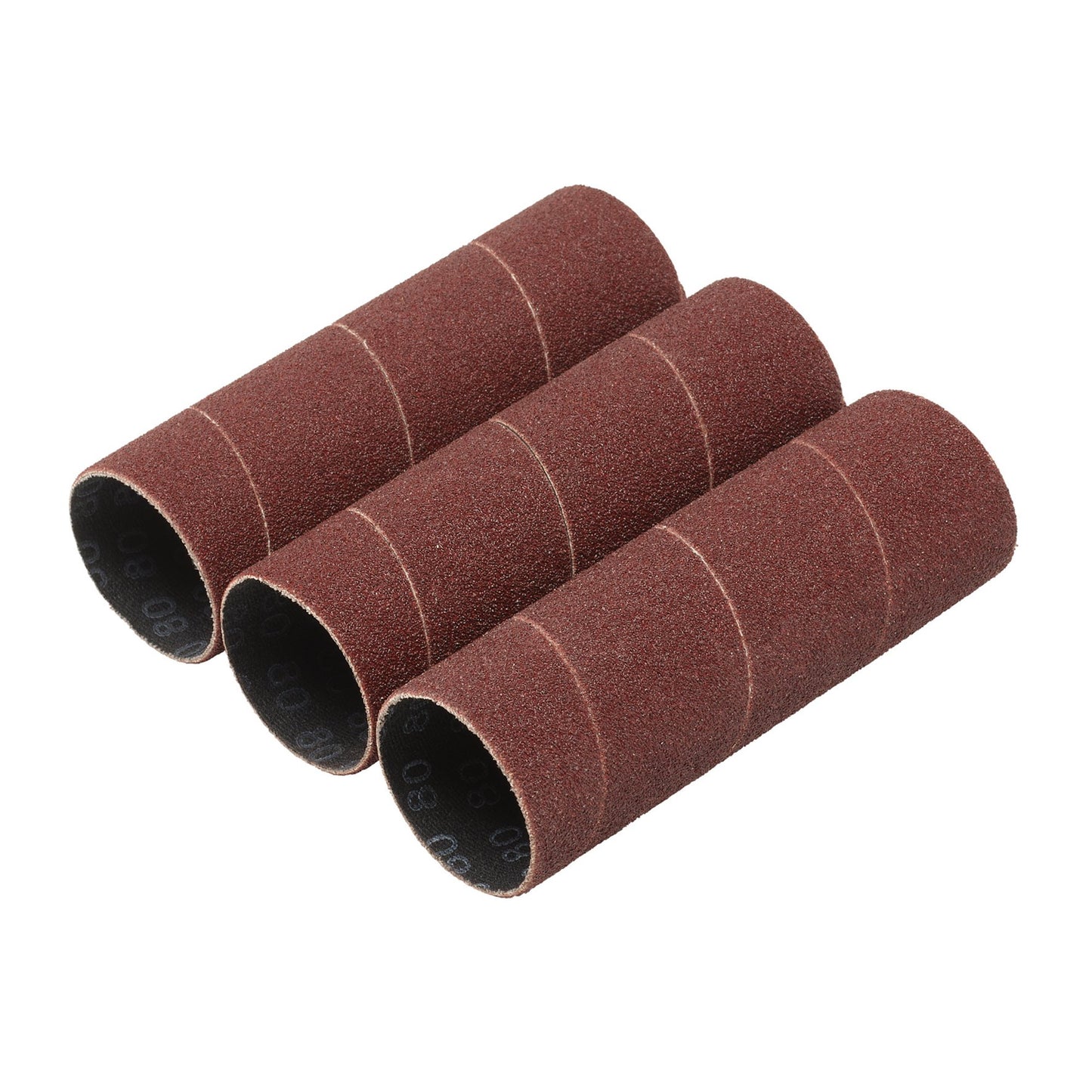 Draper Aluminium Oxide Sanding Sleeves 38 x 115mm 80 Grit Pack of 3 - 08404