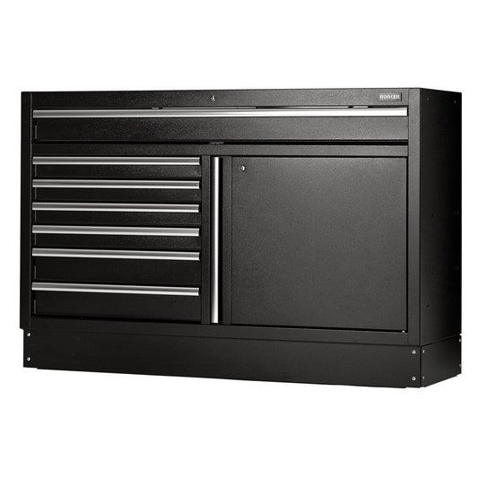 BUNKER Modular Floor Cabinet 7 Drawer 1360mm Steel With Integral Lock 08437