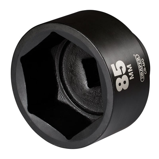 Draper 1"D 85mm HI-TORQ Impact Socket Standard Length 6 Point 08506
