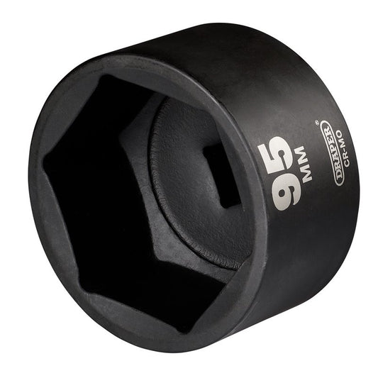 Draper 1"D 95mm HI-TORQ Impact Socket Standard Length 6 Point 08509
