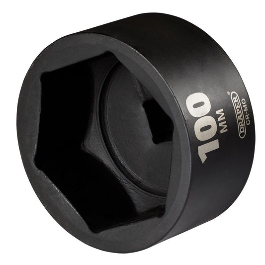 Draper 1"D 100mm HI-TORQ Impact Socket Standard Length 6 Point 08510