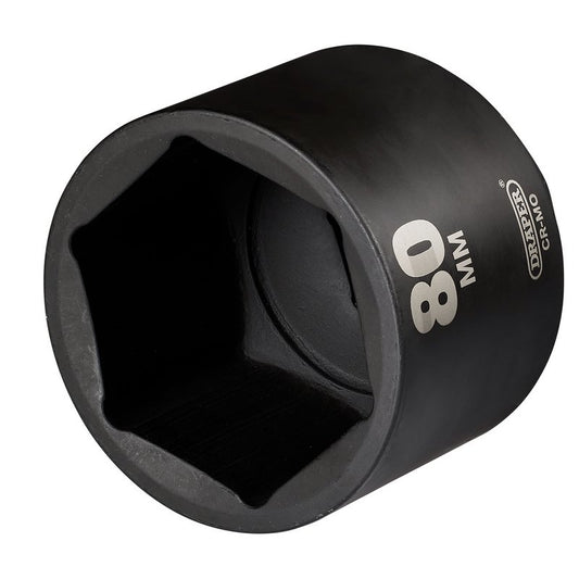 Draper 80mm 1" Dr Deep Impact Socket Single Hex HI-TORQ