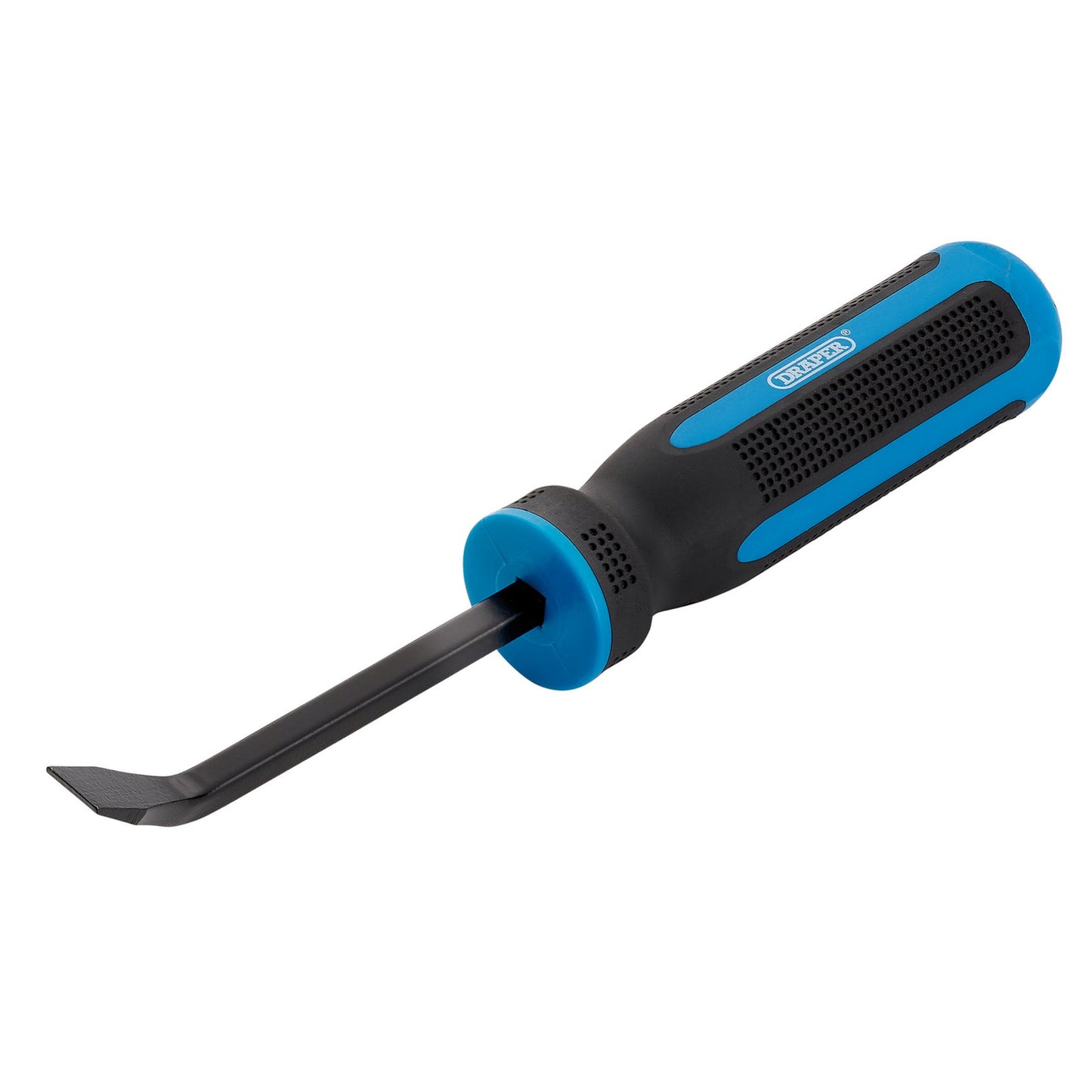 Draper Soft Grip Pry Bar 200mm Hammer Through Curved Blade 08560