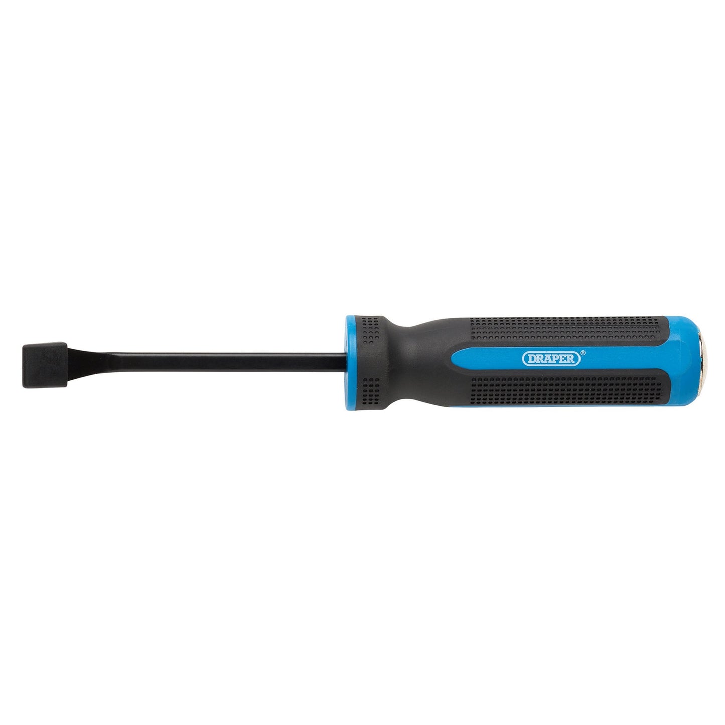 Draper Soft Grip Pry Bar 200mm Hammer Through Curved Blade 08560