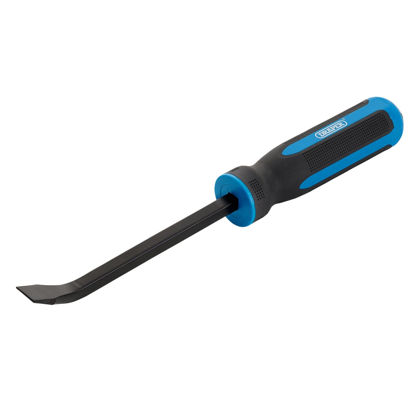 Draper Soft Grip Pry Bar 300mm Curved Blade And Striking Cap 08561