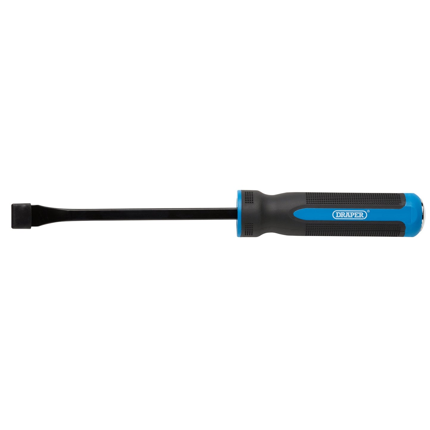 Draper Soft Grip Pry Bar 300mm Curved Blade And Striking Cap 08561