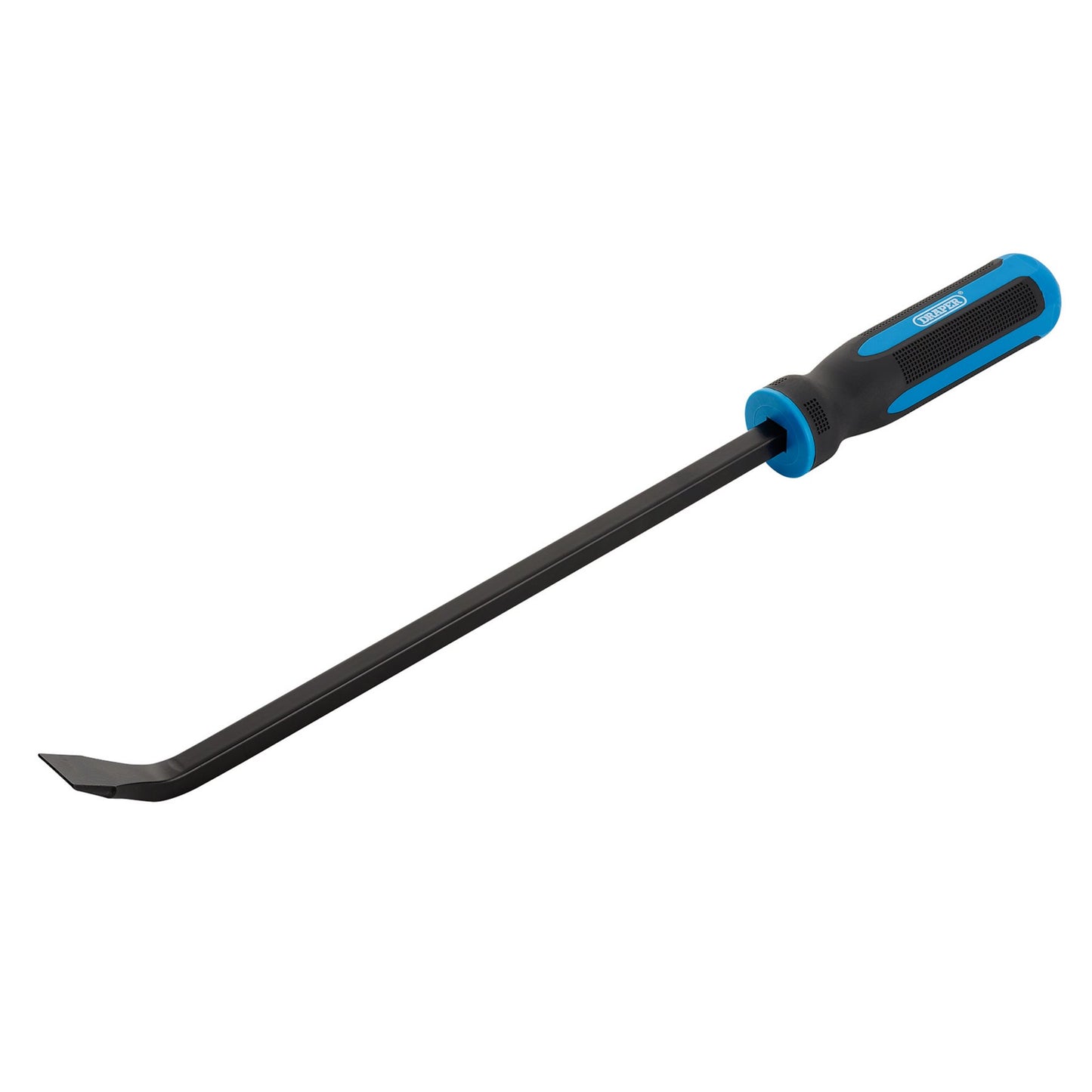 Draper Soft Grip Pry Bar 450mm Curved Blade And Striking Cap 08562